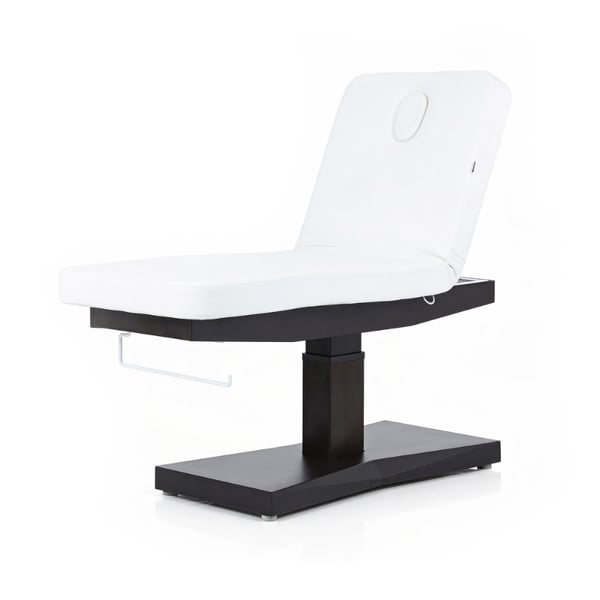 Lettino da massaggio elettrico TRAPP PLUS con 2 motori e base in legno