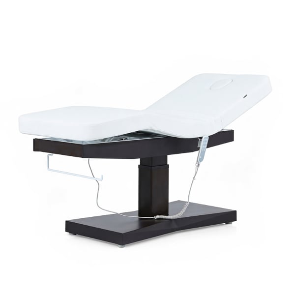 Lettino da massaggio elettrico ULNA PLUS con 3 motori e base in legno