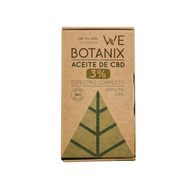 Olio di CBD 3% BIO 10ml WeBotanix: da canapa biologica e agricoltura biologica al 99%.