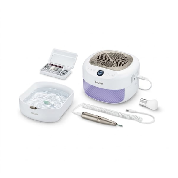 Set per manicure 3 in 1: Beurer MP-200 Studio Nails Pro con lampada UV e aspirapolvere