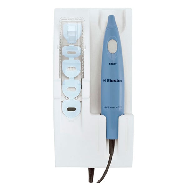 Modulo di estensione ri-termo N con supporto a parete e con antifurto per apparecchiature diagnostiche Riester parete ri-ex