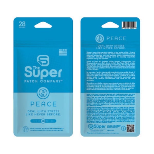 Peace Super Patch - Confezione da 30 cerotti: tecnologia vibrotattile che aiuta a promuovere un senso di benessere e calma.