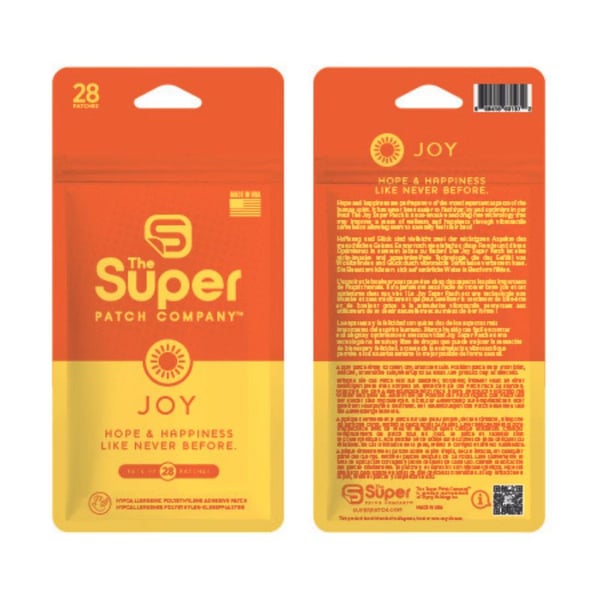 Joy Super Patch - Confezione da 28 Patch: Tecnologia non invasiva in grado di migliorare il senso di benessere e felicità attraverso la stimolazione vibrotattile