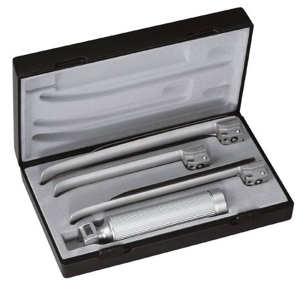 Laringoscopio Riester Ri - 2,7 V standard Miller, batterie Mango C non Palas. 2, 3, 4