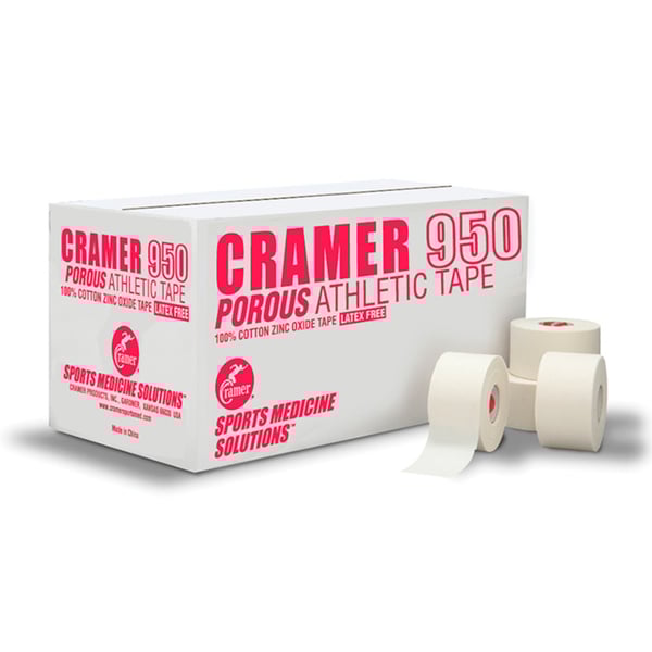Cramer Tape 950 3,8 cm x 13,5 m: cerotto adesivo anelastico di alta qualità (confezione da 32 unità)