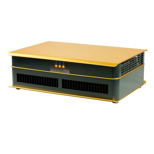 AERSwiss Pro Gold: ionizzatore d'aria bipolare per trattamento aria e servizi igienico-sanitari fino a 60 m²