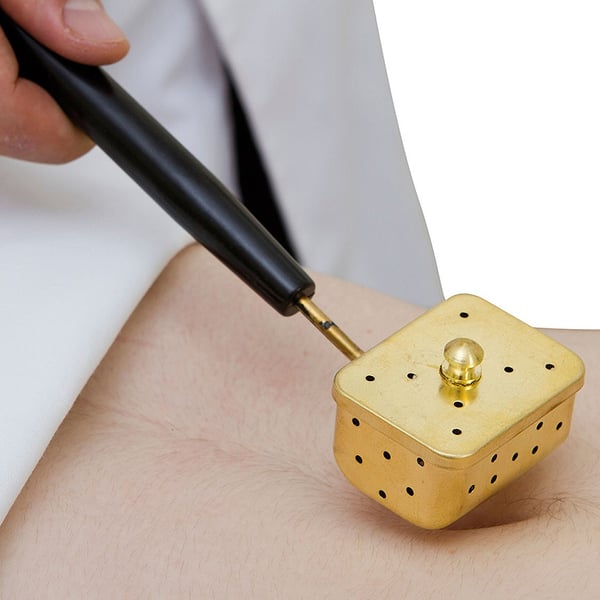 Applicatore di polvere di moxa (colore bronzo)