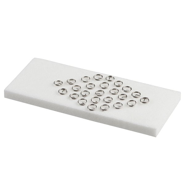 Puntina da disegno cinese in acciaio per auricoloterapia senza adesivo (0,2 x 1,5 mm)