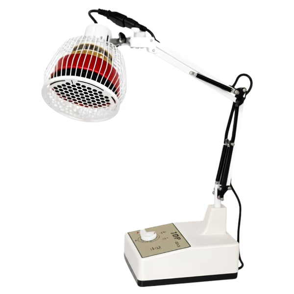 Lampada biotermica da tavolo TDP con timer e controllo manuale.