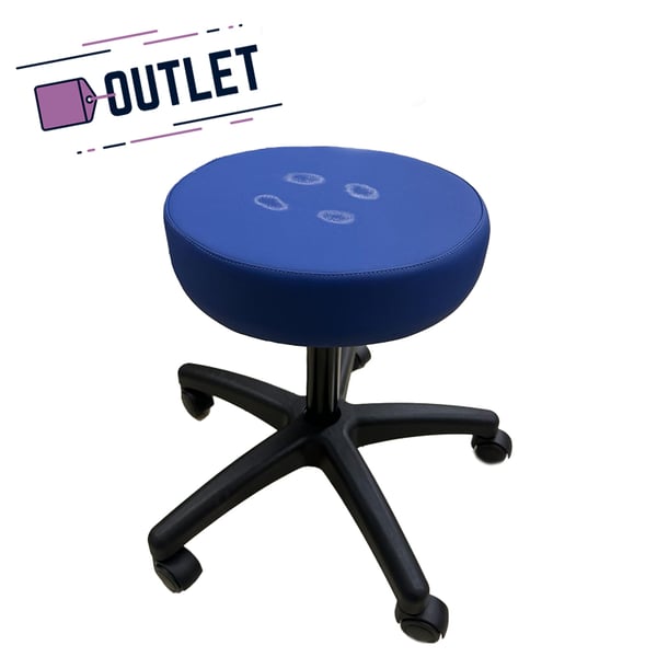 Sgabello Basso Kinefis Economy: Altezza 44 - 57 cm (Stewardess Blu) - OUTLET