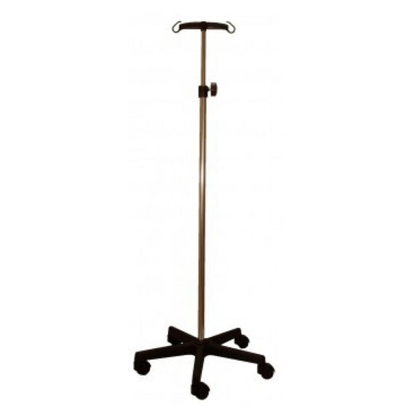 Portasiero Kinefis in acciaio cromato con base e due appendini in PVC