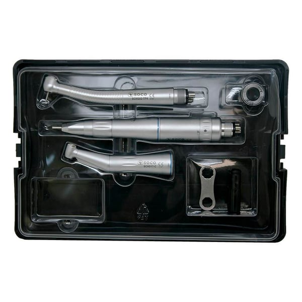 Custodia Technoflux II: turbina a pulsanti in titanio+micromotore+ac+pm