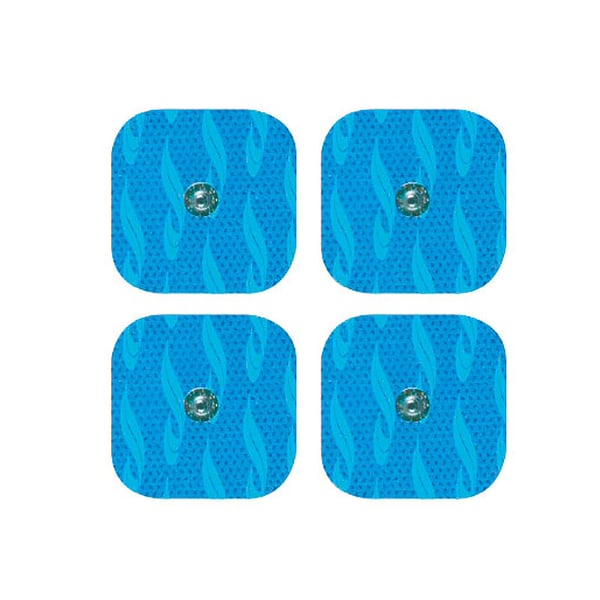 Elettrodi a scatto adesivi 50 mm x 50 mm New Age