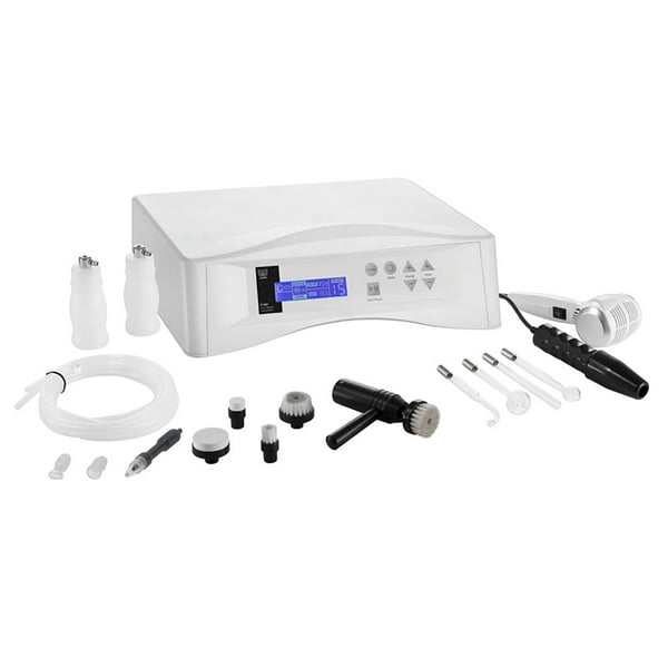 MultiEquipment 5 in 1: Martello Caldo e Freddo + Alta Frequenza + Spazzola + Aspiratore e Spruzzo