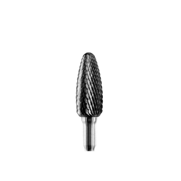 Fresa in carburo di tungsteno tipo L sinistra 425X (060): Abrasione media. Ideale per la levigatura delle unghie