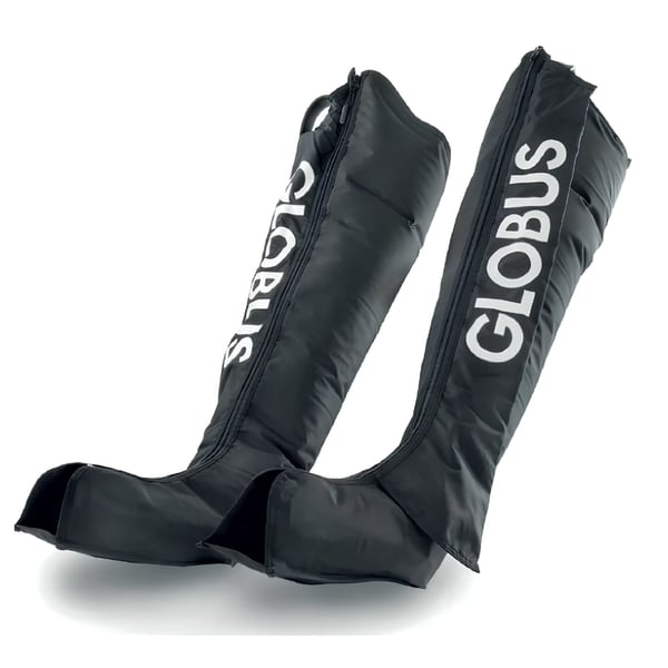 Sistema di pressoterapia Globus PressCare G280 con Smart Area, batteria e guaine a 5 camere.