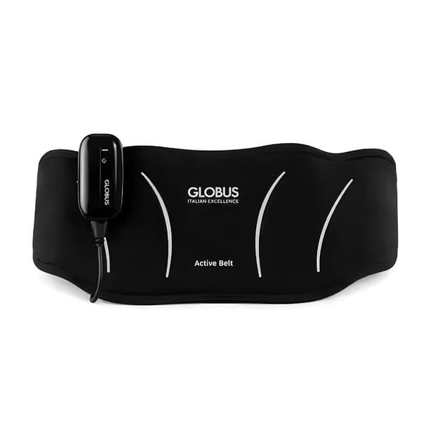 Globus Active Belt: cintura elettrostimolante e termica EMS per addome e zona lombare.