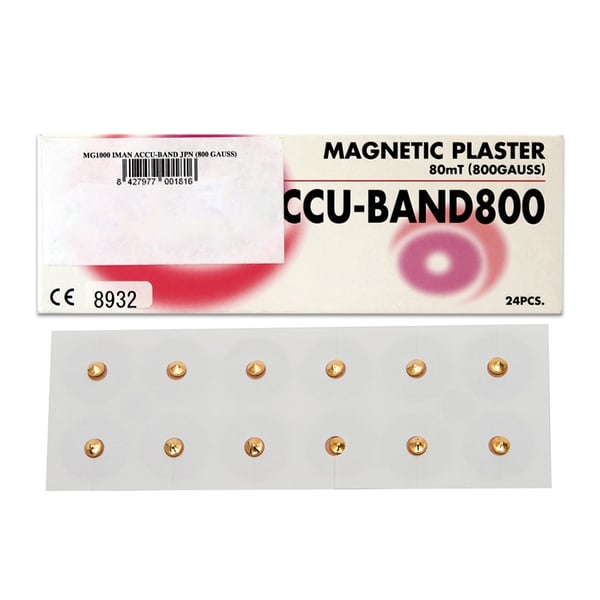 Magnete in ferrite Accu-Band 800 Gauss: diametro 5 mm (24 unità)