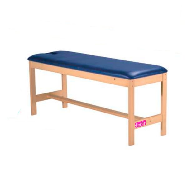 Lettino fisso in legno, 1 sezione ed altezza fissa Kinefis Neva 182 x 62
