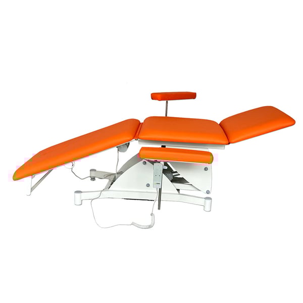 Barella estetica Kinefis Ecoflex: Elettrica con robusta struttura a tre scocche con elevazione e schienale regolabili