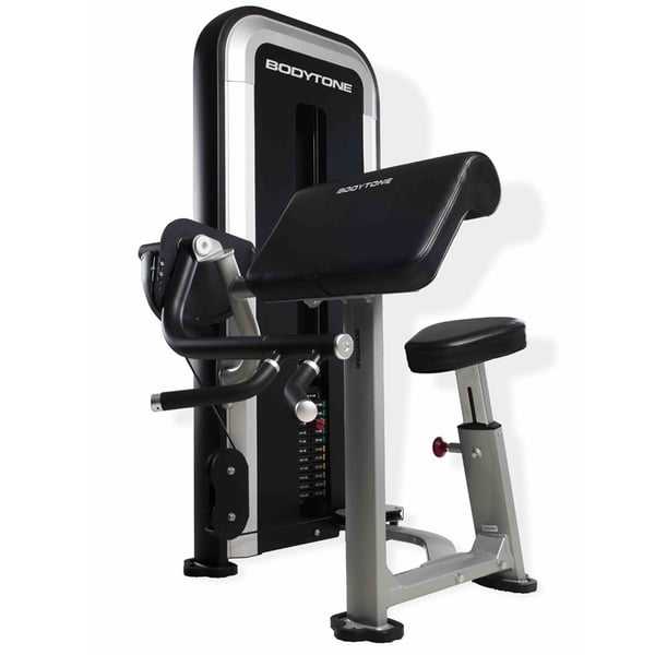 Macchina Professionale Bicipiti Seduto Evolution Series Bodytone: Carica da 71 kg in placche
