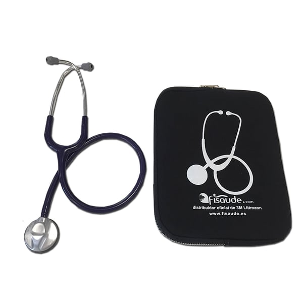 Stetoscopio Littmann Master Classic II (nero) + custodia protettiva imbottita in regalo