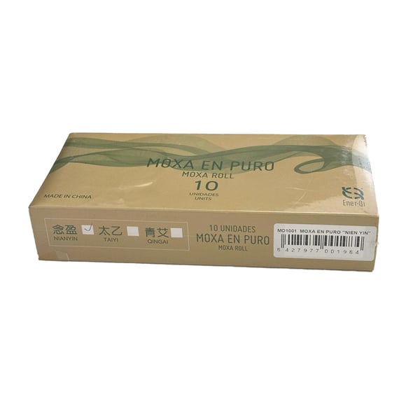 Moxa pura miscelata con fumo Nien Yin Ener-Qi (10 unità): Ideale per la moxibustione indiretta
