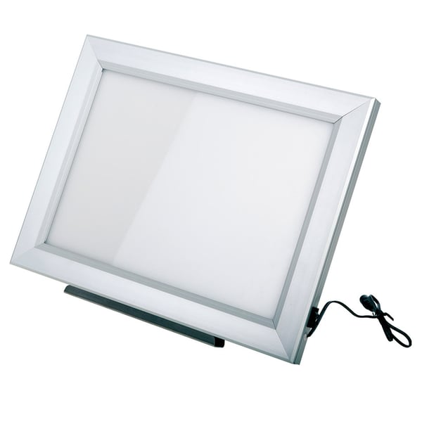 AF400LED negatoscopio extra sottile con cornice in alluminio: formato Din A-4