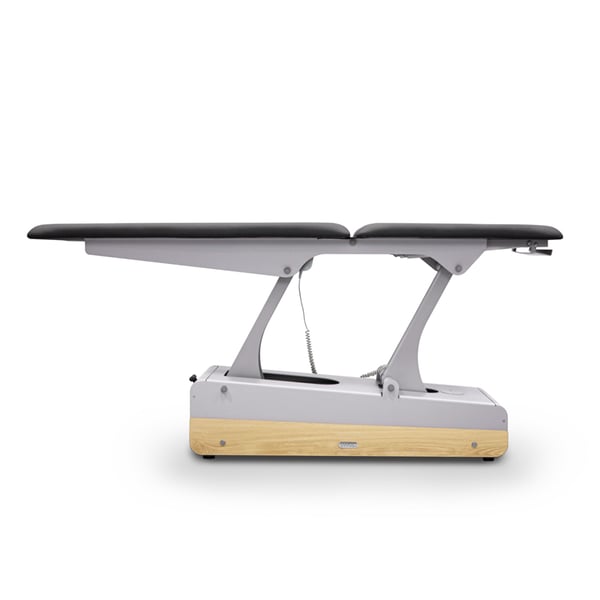 Lettino da massaggio elettrico SWOP 2L Starter: multiuso, rivestimento senza cuciture, motore per la regolazione dell'altezza e ruote retrattili... Adatto a tutti i terreni e versatile