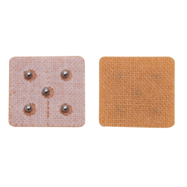 Punti pellet di patch per Ah Shi: 5 sfere d'argento Square (50 unità)