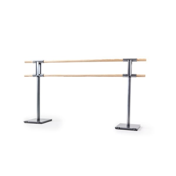 Set supporto con ruote doppia sbarra balletto + Due sbarre