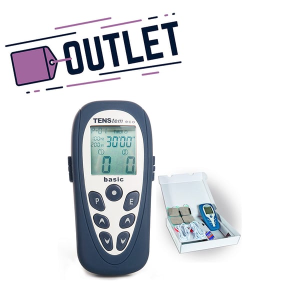 Tens Eco Basic: Elettrostimolatore a 2 canali e 16 programmi (TENS + EMS + Ionoforesi) - ULTIMA UNITÀ