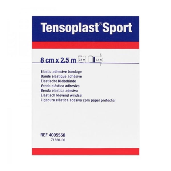 Tensoplast Sport 8 cm x 2,5 metri: Benda elastica adesiva porosa