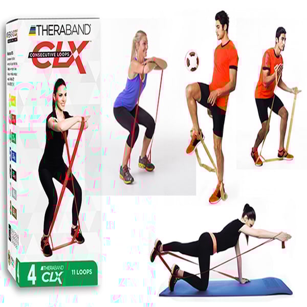Circuito Thera-Band CLX consecutivo 1,5 metri (resistenze disponibili): cinturino con 11 anelli
