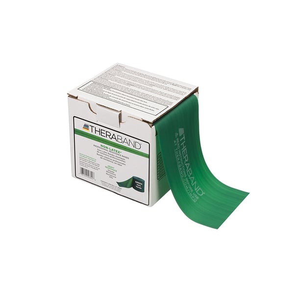 Thera Band Latex Free 22,9 metri: Nastri Latex Free a forte resistenza - Colore verde