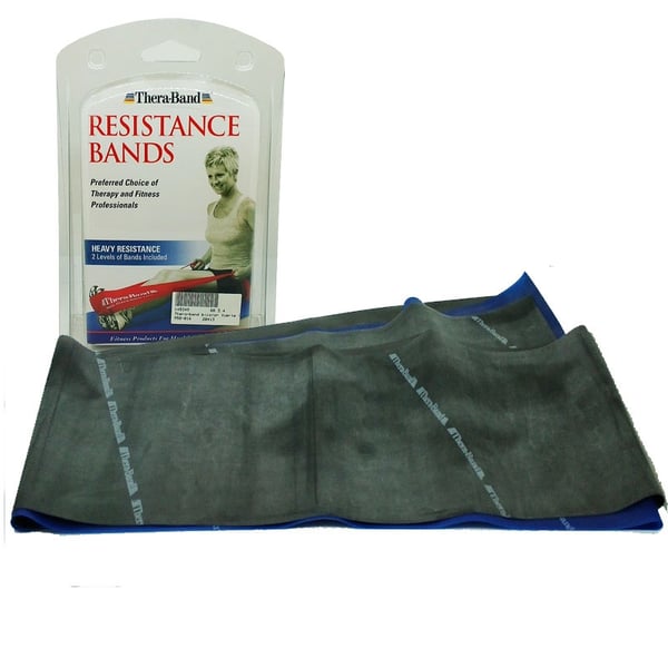 Thera Band Tricolor Strong - Confezione 2 nastri: blu e nero