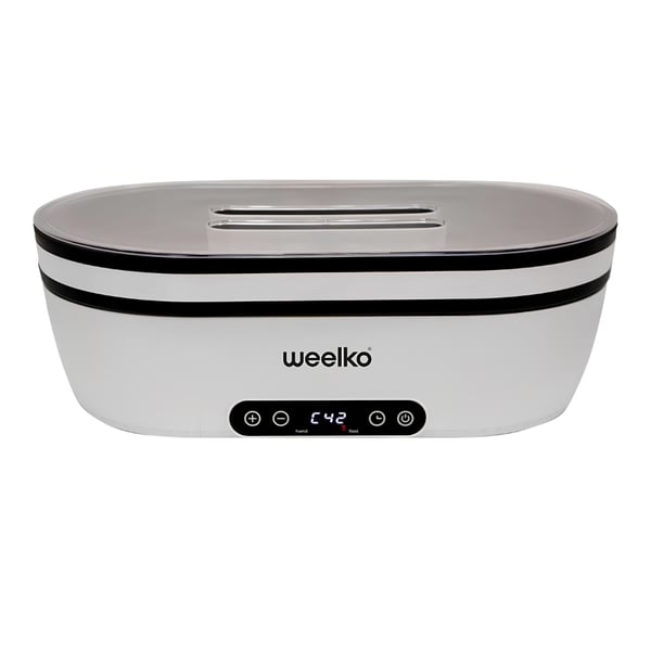 Riscaldatore a paraffina Weelko Silky WKE023 con comandi touch e display a LED.