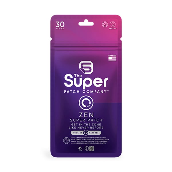 Zen Super Patch - Confezione da 30 cerotti. Tecnologia vibrotattica VTT 2.0 per calma, concentrazione e benessere mentale.