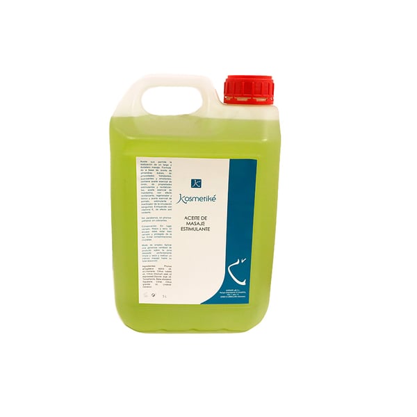 Olio da Massaggio Stimolante - Agrumi Kosmetiké Profesional 5 litri: Proprietà Idratanti, Ammorbidenti ed Emollienti