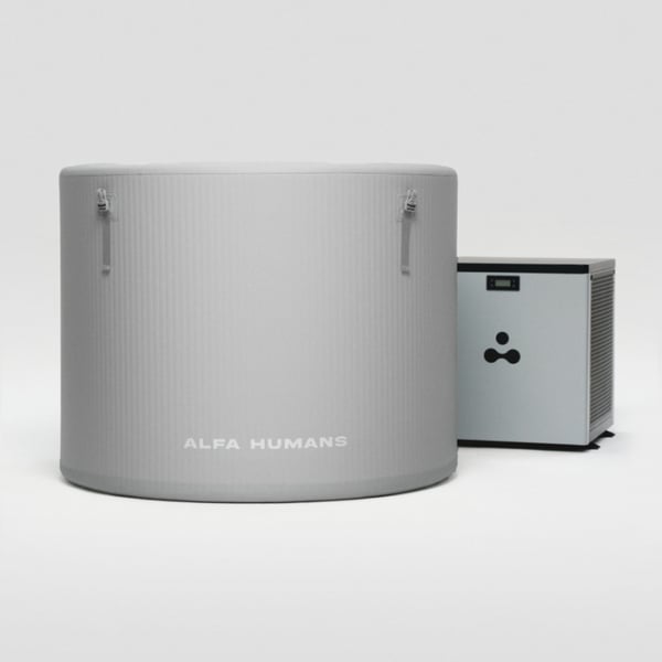 Bagno crioterapico circolare Alfa Pod – Con refrigeratore inverter da 1,5 HP (da 3 °C a 40 °C)