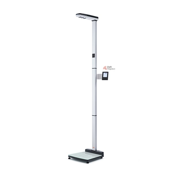 Bilancia elettronica Seca 287: Tre sensori ad ultrasuoni e guida vocale per misurazioni estremamente precise