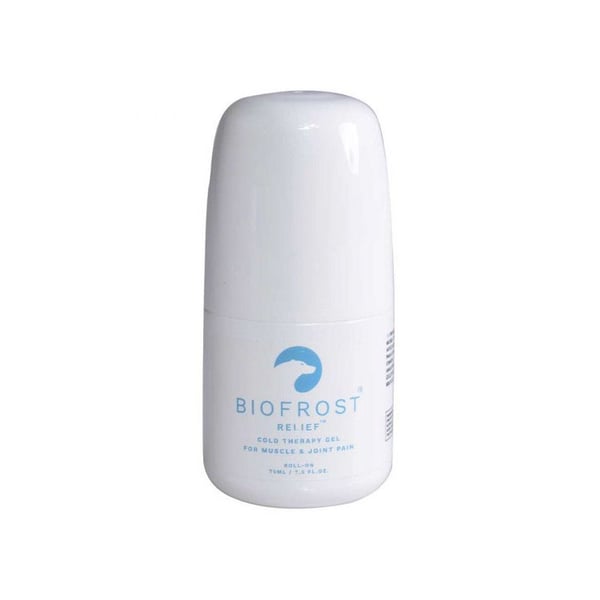 Biofrost Relief Roll on 75ml: gel freddo ad alte prestazioni che garantisce sollievo dal dolore