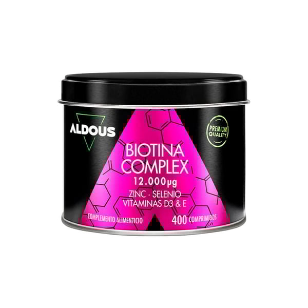 Biotina con Zinco, Selenio, Vitamina D3 e Vitamina E Aldous (400 compresse)