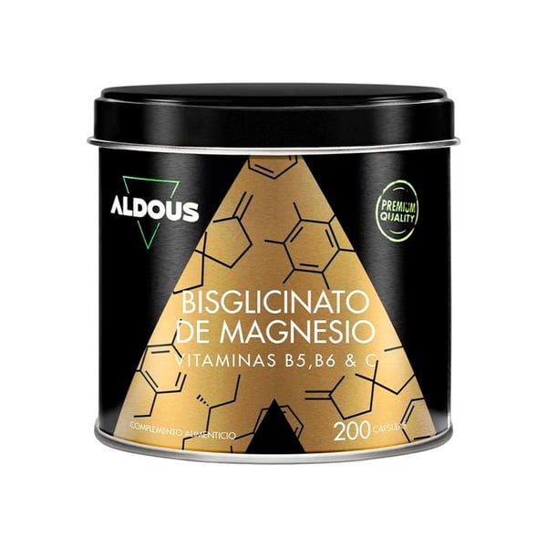 Bisglicinato di magnesio con vitamine B5, B6 e C Aldous (250 capsule)