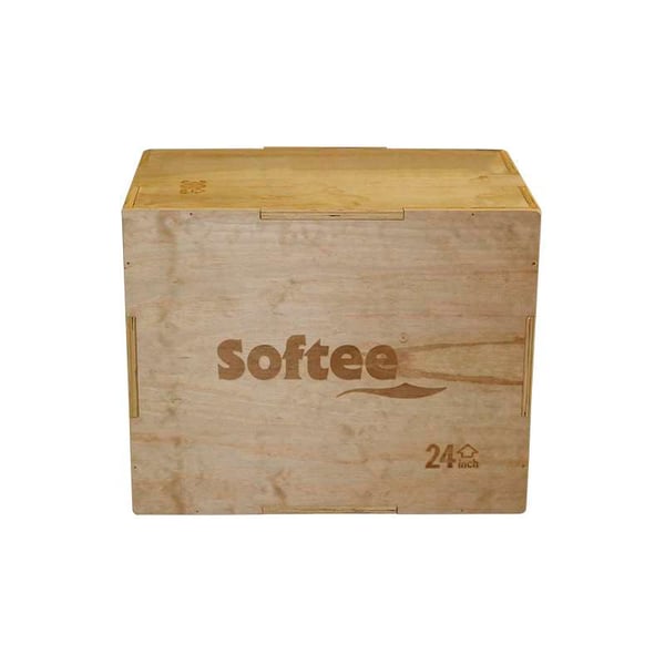 Scatola pliometrica multisalto; permette tre diverse altezze: 50, 60 e 75 cm