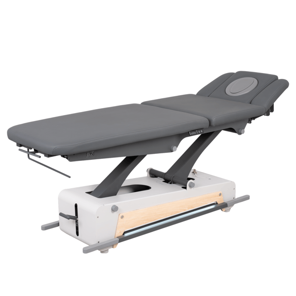 SWOP 5 EVO, lettino elettrico per fisioterapia a cinque sezioni con riscaldamento.