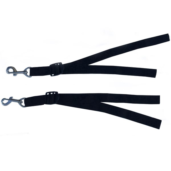 Set di bretelle: regolabile per applicare trazioni, con moschettone