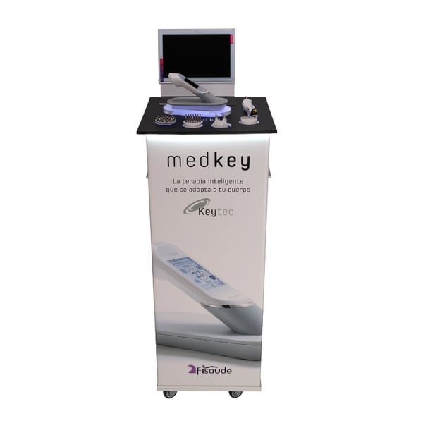 Carrello ecologico con finiture di alta qualità per dispositivi Medkey