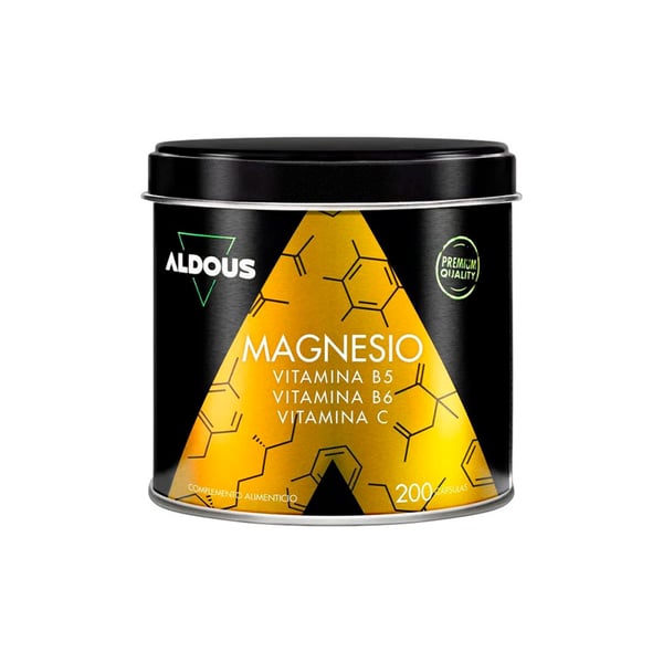 Magnesio con vitamina C, B5 e B6 Aldous (200 capsule)