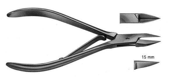 Aesculap Tagliaunghie incarnite 11,5, 12 e 13 cm